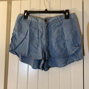 NWT Urban Outfitters BDG Chambray Pinstripe Shorts